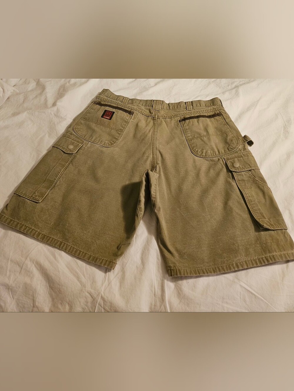 Wrangler Riggs Workwear Ripstop Ranger Cargo Shorts Men's Size 40 Brown